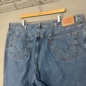 Levi Strauss Co 505 Jeans Mens 48x30 Blue Denim Straight Fit Casual Pants